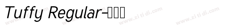 Tuffy Regular字体转换